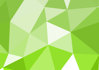 Abstract color Low-Polygones Generative Art background illustration