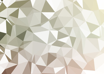 Abstract color Low-Polygones Generative Art background illustration