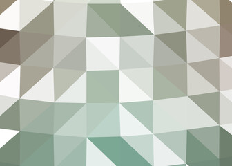 Abstract color Low-Polygones Generative Art background illustration