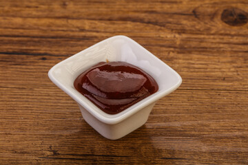 Traditional Barbicue sauce in the bowl