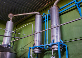 Alambique de acero inoxidable para destilar tequila y otros licores