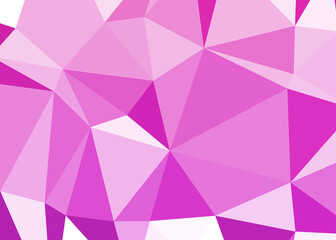 Obraz premium Abstract color Low-Polygones Generative Art background illustration