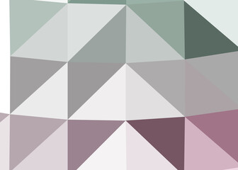Abstract color Low-Polygones Generative Art background illustration