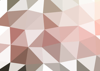 Obraz premium Abstract color Low-Polygones Generative Art background illustration