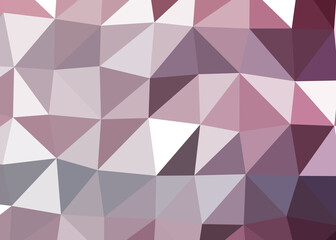 Obraz premium Abstract color Low-Polygones Generative Art background illustration