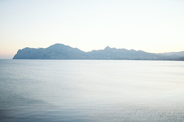 ocean clear water mountains fresh air travel nature