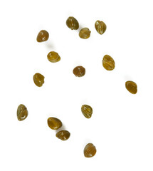 capers isolated on white background