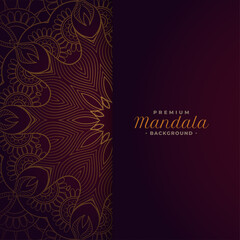 luxury mandala decorative background design