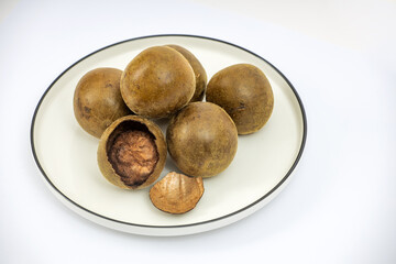 A plate of beautiful Luo Han fruit