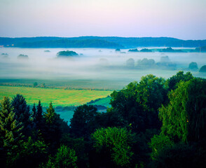 Fototapeta na wymiar Smog, Landschaft, Natur