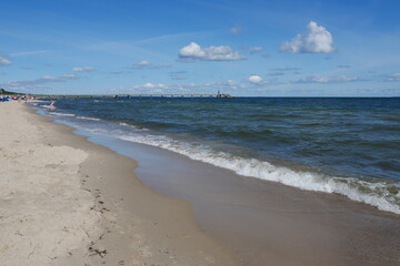 Strand Ostsee in Zinnowitz auf Usedom