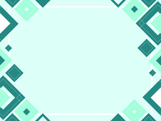 Abstract geometric background pattern, mosaic template, banner design, triangle and square shapes with copy space, place for text, modern blue concept