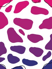 Cow skin paint by hand repeated pattern or background texture. 