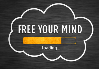 Free your mind - loading bar concept