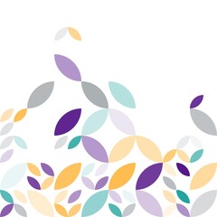 Minimal modern mosaic geometric colorful abstract background pattern art