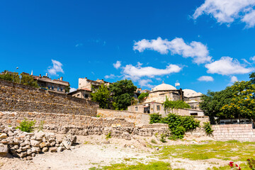Fototapeta premium Damat Ibrahim Pasha Complex view in Nevsehir City of Turkey.