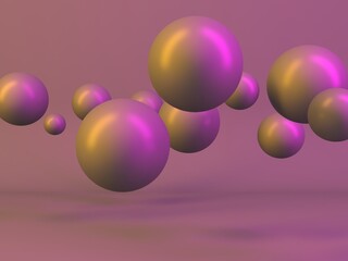 Colorful balls abstract wallpaper background