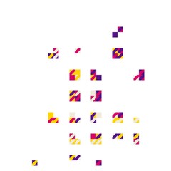 Colorful modern abstract decorative texture design