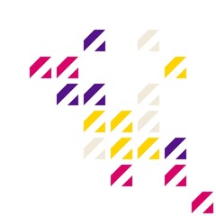 Colorful modern abstract decorative texture design