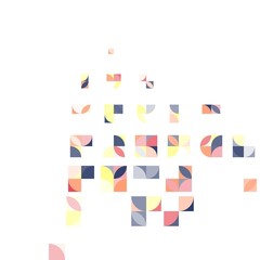 Colorful modern abstract decorative texture design