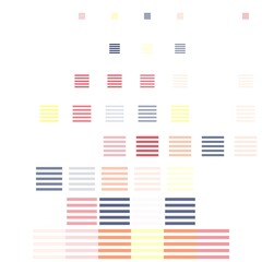 Minimal modern mosaic geometric colorful abstract background pattern art