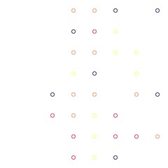 Minimal modern mosaic geometric colorful abstract background pattern art