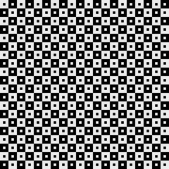 Checkered squares ornament. Small square inside opposite color.