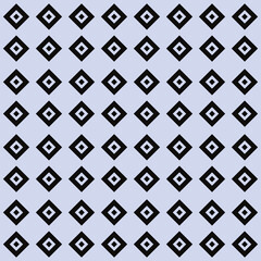 Black rhombuses pattern. Vector.