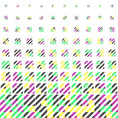 Minimal modern mosaic geometric colorful abstract background pattern art