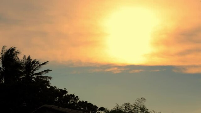 Beautiful Sunrise, Time Lapse Video stock video
