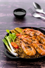 Baked Shrimp with Glass Noodles
