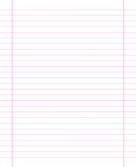 Grid paper. Abstract striped background with color horizontal lines. Geometric pattern for school, wallpaper, textures, notebook. Lined paper blank isolated on transparent background