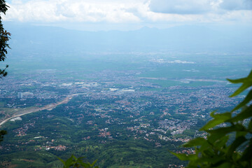 view from the top of the mountain
