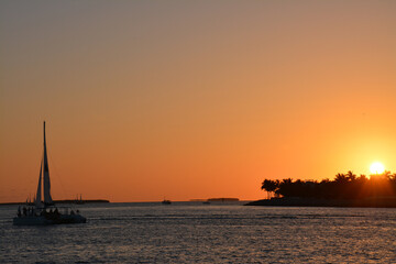 Sunset at Key West Mallory Square