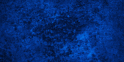 Fototapeta na wymiar blue colored grunge wall texture for banner, backdrop
