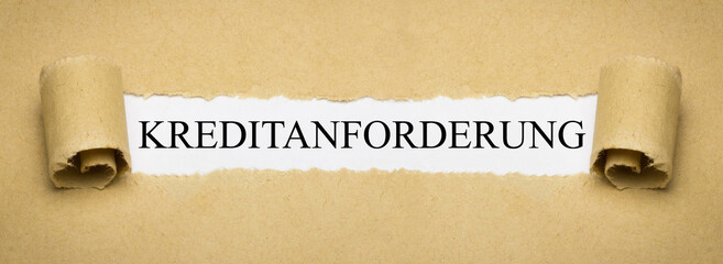 Kreditanforderung