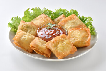 Box Patties or Square Shape Samosa, very tastry, filled with spicy chicken and vegetables