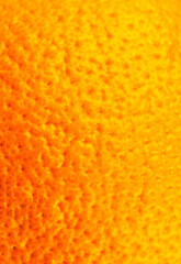 Close up photo of orange peel texture. Oranges ripe fruit background, macro view. .Human skin problem concept, acne and cellulite.  Beautiful nature, vertical wallpaper.