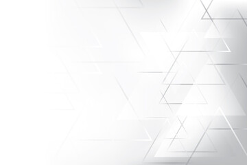 Abstract geometric white and gray color background. Vector illustration.	