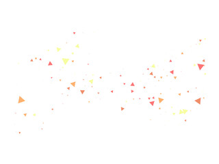 Triangle Explosion Confetti. Exploded Star Graphic. Textured Data