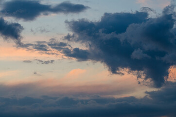 Clouds at sunset