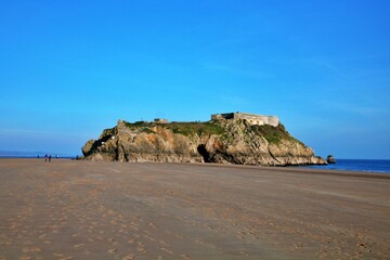 beach and cliffs