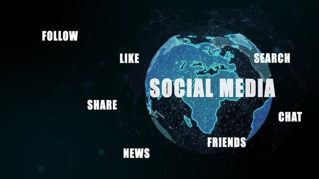 Social Media World Vernetzung - Weltweit