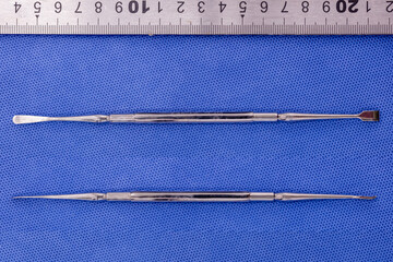 freer elevator on a blue background