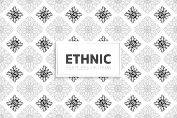 Seamless tribal texture geometric design