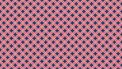 Seed of Life Seamless Vector Pattern. Sacred Geometry