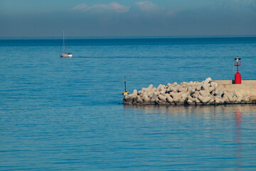 View of the city of Pescara, Abruzzo, Italy