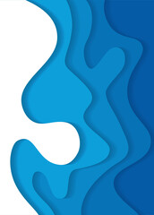 Vertical banners set with 3D abstract background and paper cut shapes. Modern background for covers, invitations, posters, banners, flyers, posters.