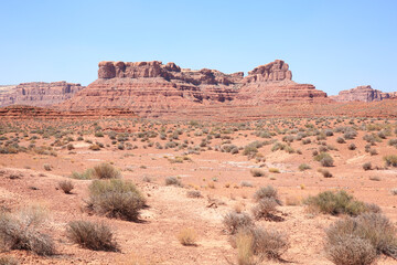 Valley of the Gods in Navajo Nation, Utah, USA