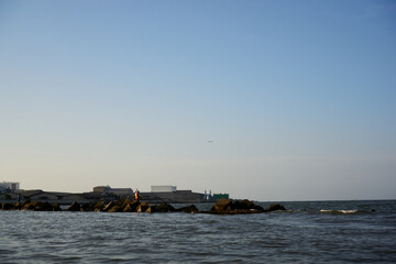 boat on the sea